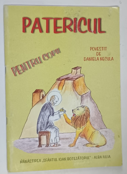 PATERICUL PENTRU COPII , povestit de DANIELA NECULA , 2001