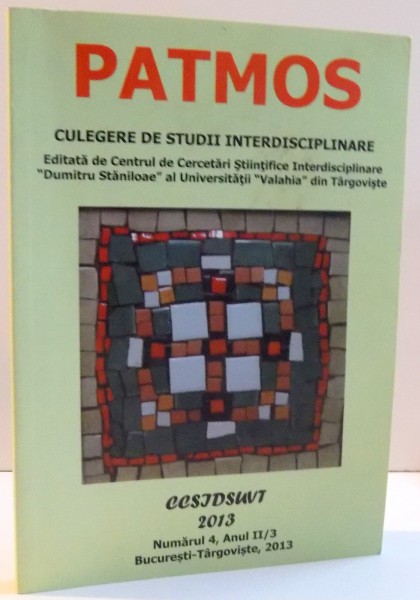 PATMOS , CULEGERE DE STUDII INTERDISCIPLINARE , 2013