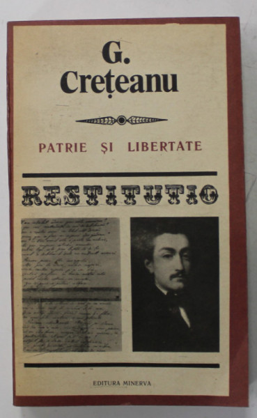 PATRIE SI LIBERTATE de G. CRETEANU , 1988