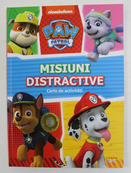 PAW PATROL - MISIUNI DISTRACTIVE - CARTE DE ACTIVITATI , 2020