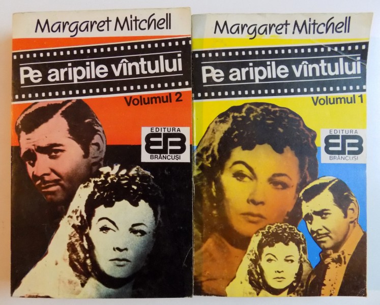 PE ARIPILE VANTULUI de MARGARET MITCHELL , VOL I - II