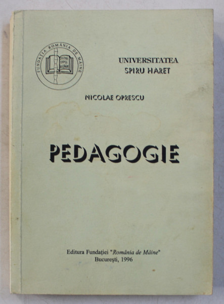 PEDAGOGIE de NICOLAE OPRESCU , 1996