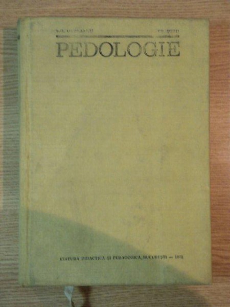 PEDOLOGIE de GR. OBREJANU , ST. PUIU