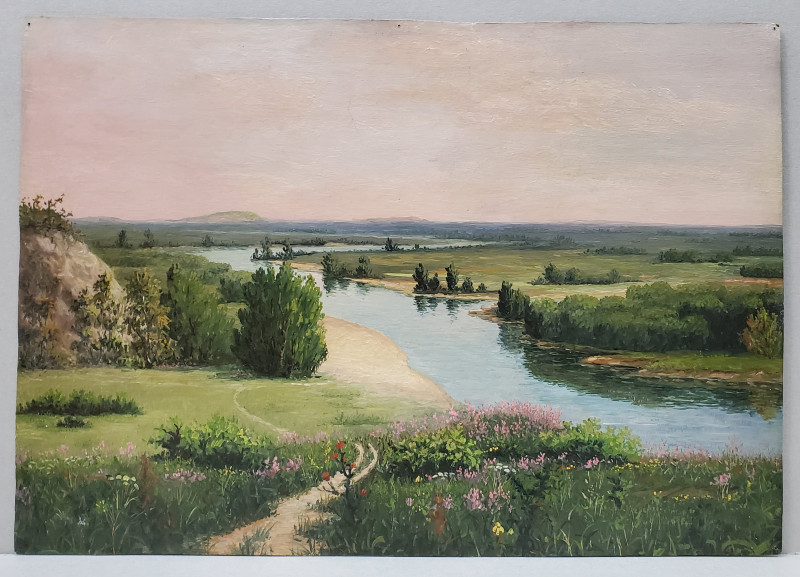 Peisaj cu rau - Nesemnat