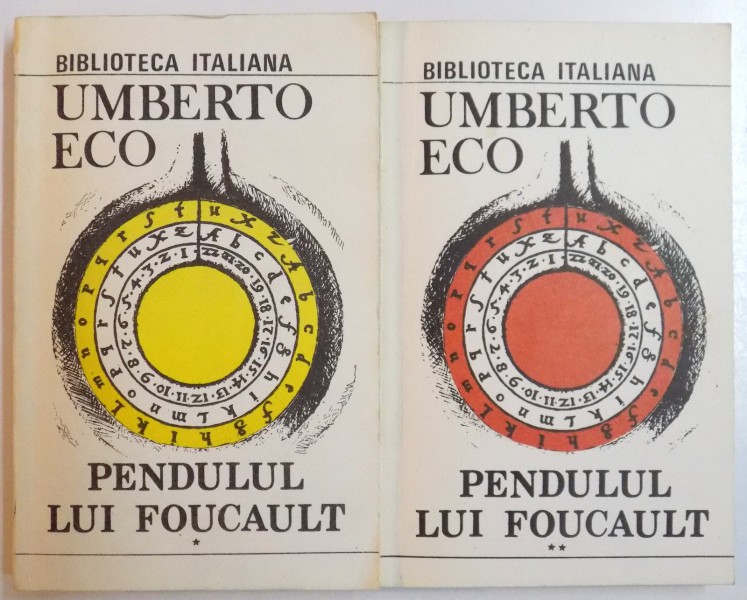 PENDULUL LUI FOUCAULT 2 VOL.    UMBERTO ECO