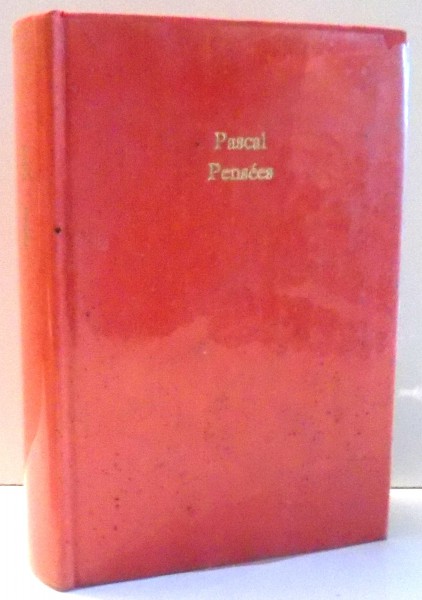 PENSEES de PASCAL , 1936