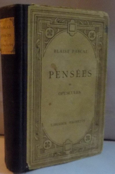 PENSEES par BLAISE PASCAL , SEIZIEME EDITION