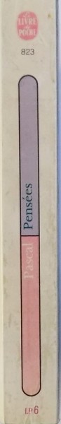 PENSEES par PASCAL , 1990