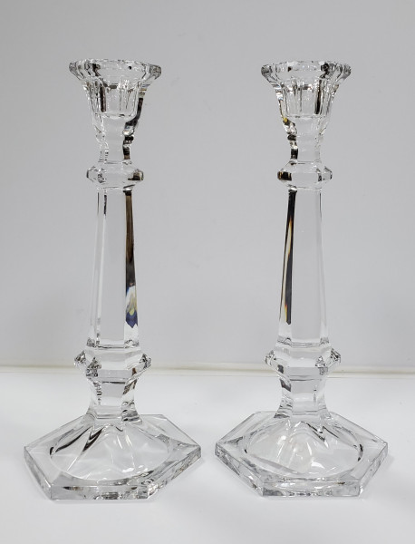 Pereche de sfesnice din cristal, Secol XX