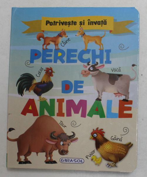 PERECHI DE ANIMALE - POTRIVESTE SI INVATA , CARTE INTERACTIVA , ANII '2000