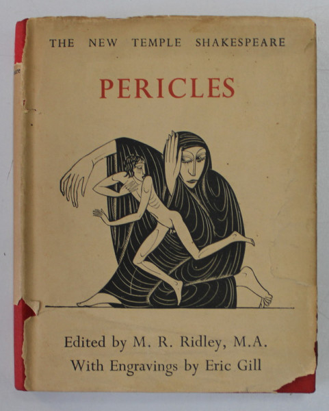 PERICLES by WILLIAM SHAKESPEARE , with engravings by ERIC GILL , edited by M.R. RILEY , 1935