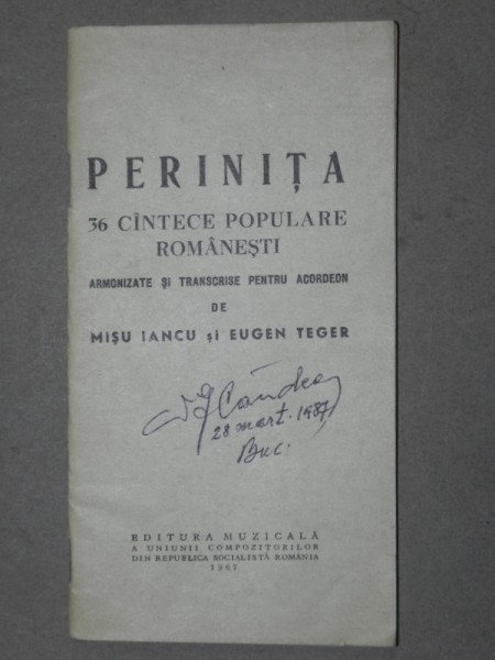 PERINITA-MISU IANCU SI EUGEN TEGER  1967