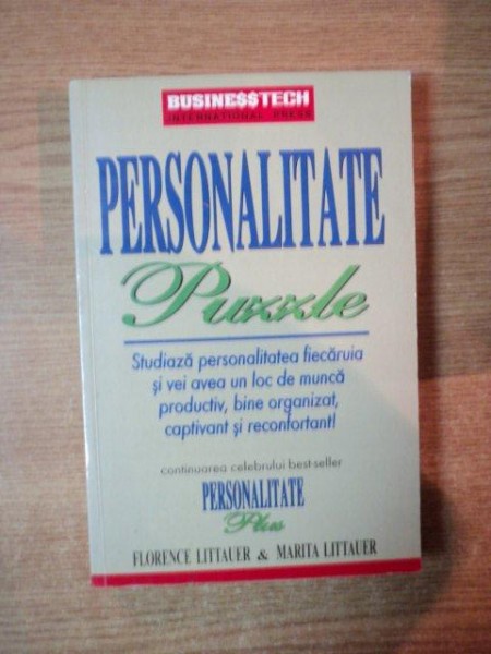 PERSONALITATE , PUZZLE de FLORENCE LITTAUER , MARITA LITTAUER