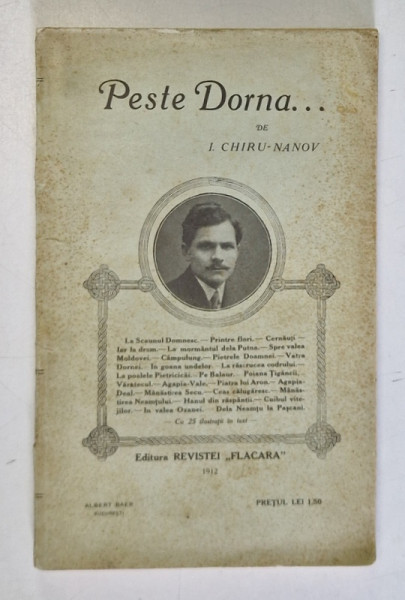 PESTE DORNA de I. CHIRU NANOV,   BUC. 1912