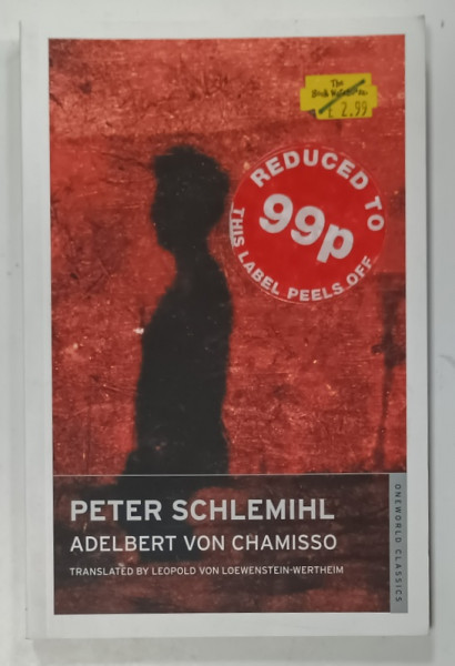 PETER SCHLEMIHL by ADELBERT VON CHAMISSO , 2008