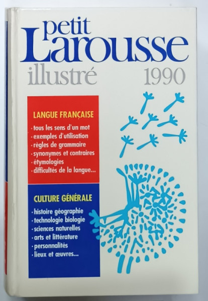 PETIT LAROUSSE ILLUSTRE , 1990 , COPERTA CARTONATA