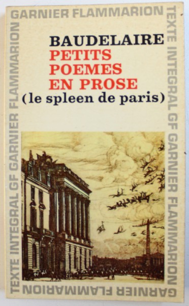 PETITS POEMES EN PROSE (LE SPLEEN DE PARIS) par CHARLES BAUDELAIRE, 1967