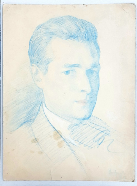 Petre Bulgaras (1884-1939) - Portret de barbat