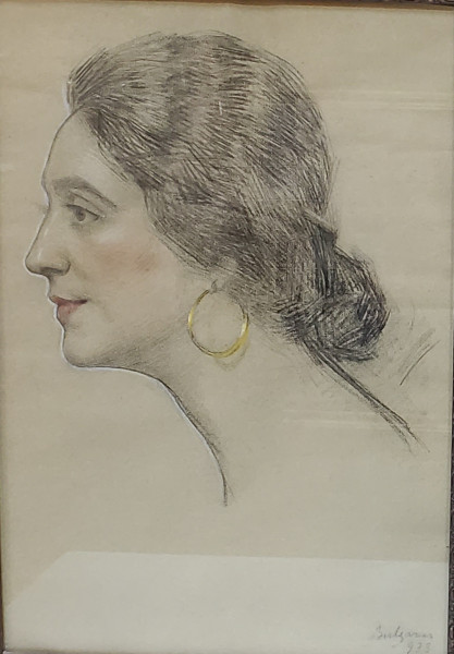 Petre Bulgaras( 1884 -1939) - Profil de femeie