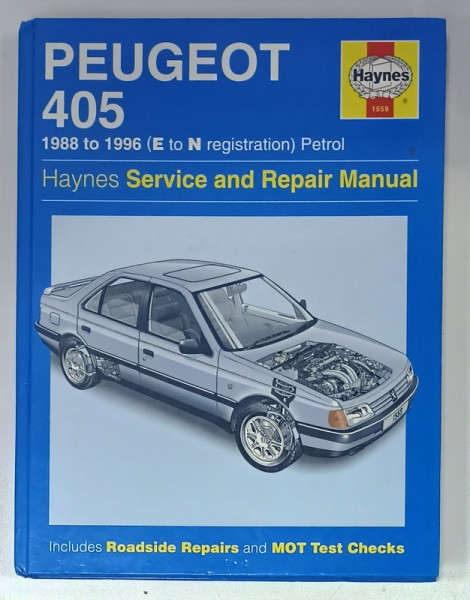 PEUGEOT 405 , 1988 to 1996 , HAYNES SERVICE AND REPAIR MANUAL , 1996