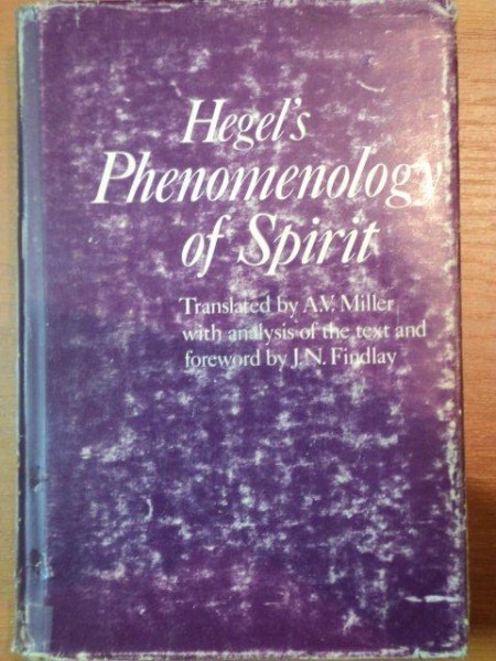 PHENOMENOLOGY OF SPIRIT-G.W.F. HEGEL,1977