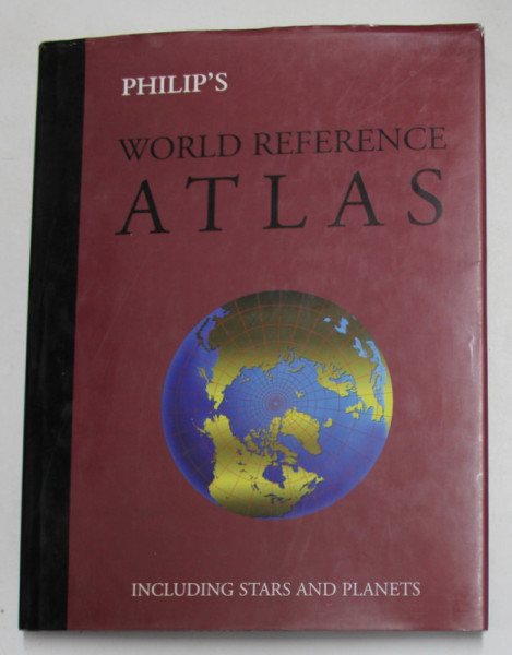 PHILIP 'S WORLD REFERENCE ATLAS , CONTINE MULTIPLE DEDICATII ALE UNOR  ACTORILOR SI ACTRITE DIN TEATRUL ROMANESC ,  CATRE REGIZORUL RADU AFRIM , 2006