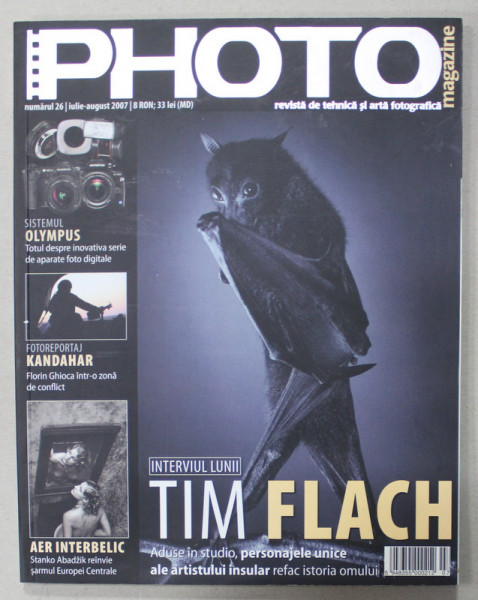 PHOTO , REVISTA  DE TEHNICA SI ARTA FOTOGRAFICA NR. 26  ,  2007