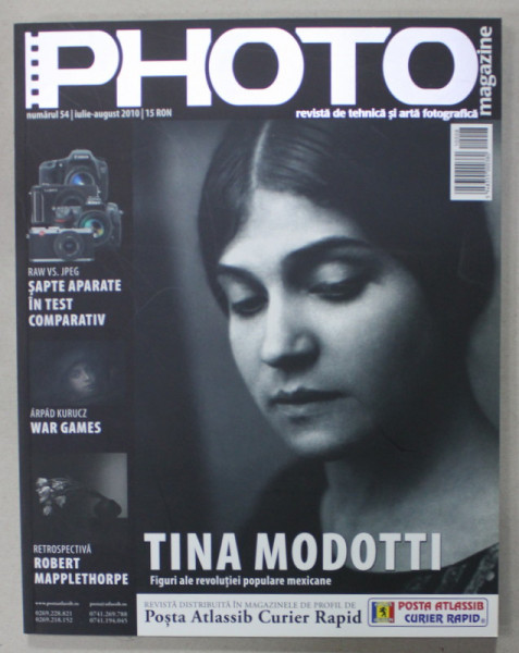 PHOTO , REVISTA  DE TEHNICA SI ARTA FOTOGRAFICA NR. 54  ,  2010