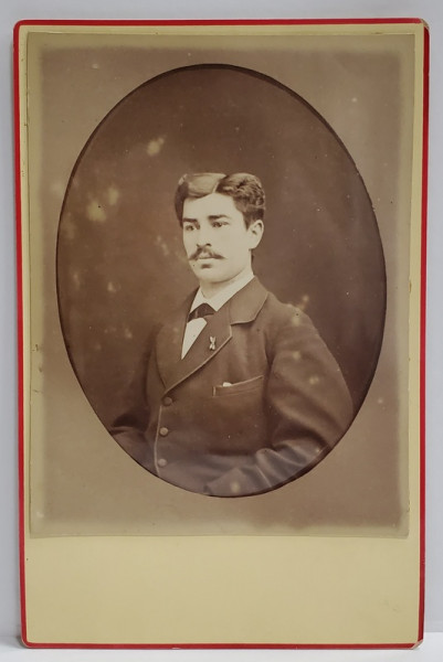 PHOTOGRAPHIE FRANCAISE , ' AD ' , BRUXELLES , FOTO CABINET , TANAR IN MEDALION , SFARSITUL SEC. XIX