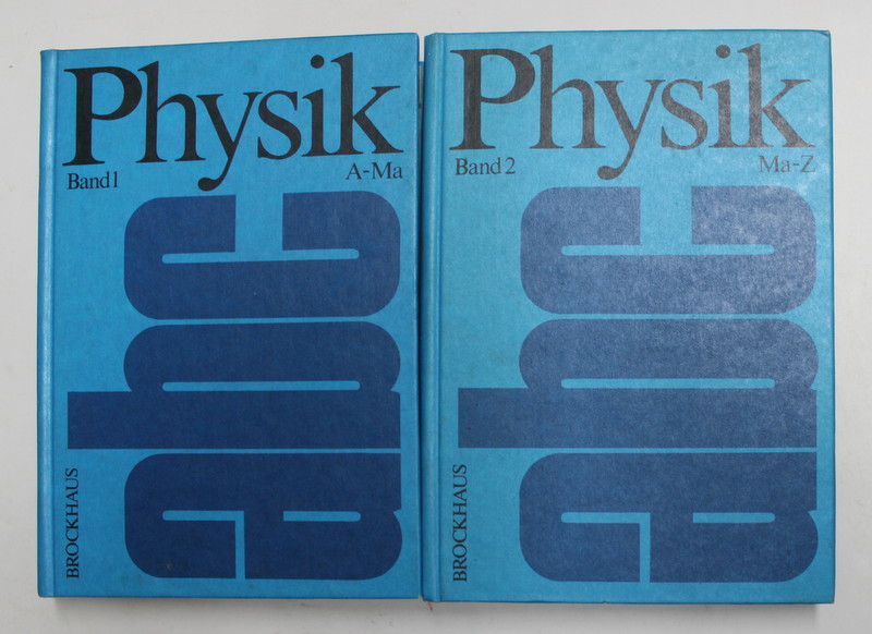 PHYSIK , von RICHARD LENK und WALTER ELLERT , BAND I - II , 1989