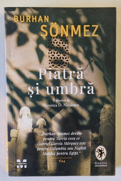 PIATRA SI UMBRA de BURHAN SONMEZ , 2023