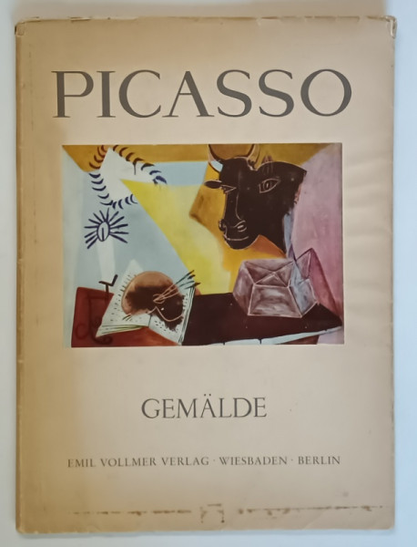 PICASSO - GEMALDE ( PICTURA )  , 11 PLANSE IN MAPA , ANII '30 , TEXT IN LIMBA GERMANA