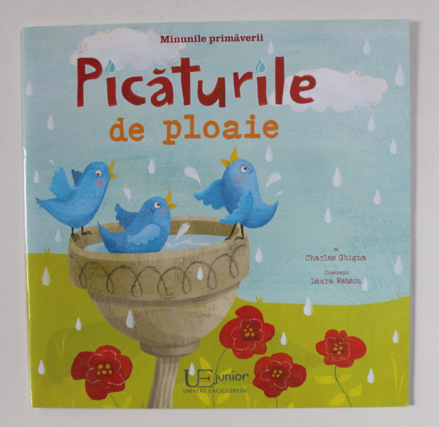 PICATURILE DE PLOAIE - MINUNILE PRIMAVERII de CHARLES GHIGNA , ilustratii de LAURA WATSON , 2019