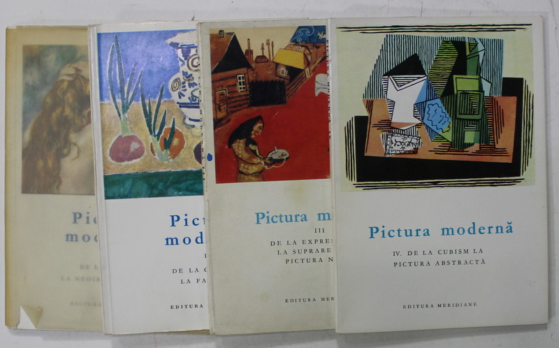 PICTURA MODERNA , VOLUMELE I - IV , texte de JOSEPH - EMILE MULLER , 1967 -1969