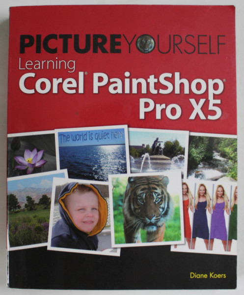 PICTURE  YOURSELF , LEARNING COREL PAINSHOP PRO X5 by DIANE KOERS , 2014