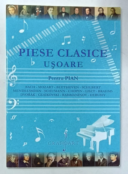 PIESE CLASICE USOARE PENTRU PIAN  , 2012