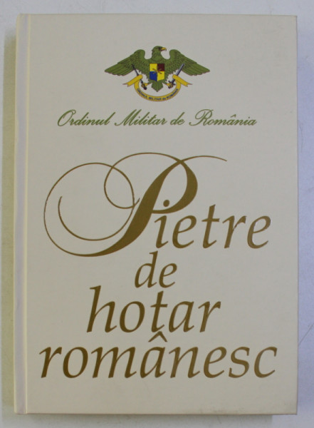 PIETRE DE HOTAR ROMANESC , 2015