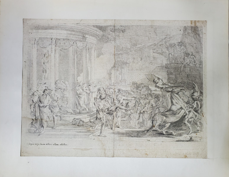 PIETRO TESTA (1612-1650) - GRAVURA, cca. 1640