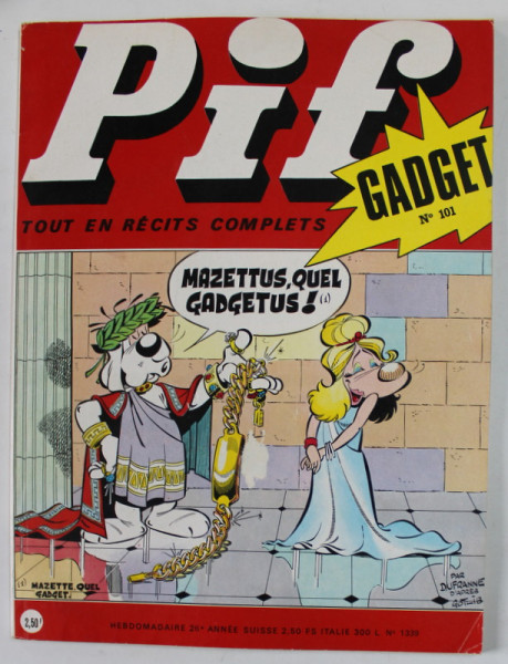 PIF , GADGET , No. 101  , FEVRIER , 1971 , LIPSA GADGET