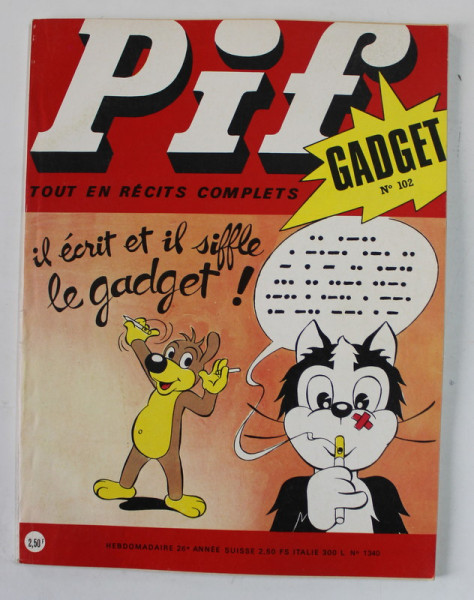 PIF , GADGET , No. 102 , FEVRIER  , 1971 , LIPSA GADGET