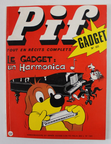 PIF , GADGET , No. 103 , FEVRIER , 1971 , LIPSA GADGET