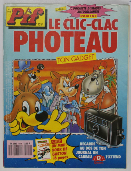 PIF , GADGET , no. 1114 , AOUT  ,1990  , LIPSA GADGET