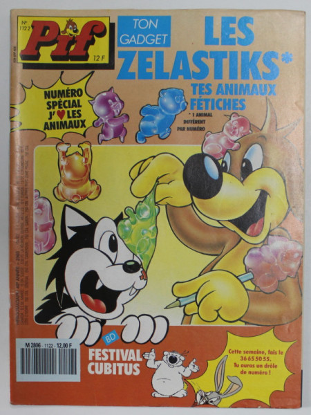 PIF , GADGET , no. 1122 ,  OCTOBRE , 1990 , LIPSA GADGET