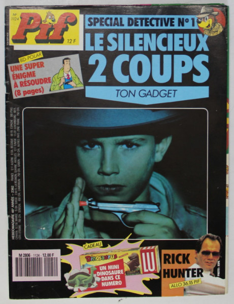 PIF , GADGET , no. 1124 , OCTOBRE  ,1990 , LIPSA GADGET