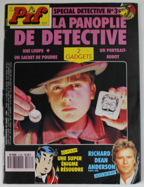 PIF , GADGET , No. 1126 , OCTOBRE  , 1990, LIPSA GADGET