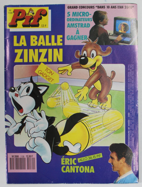 PIF , GADGET , no. 1130 , NOVEMBRE , 1990 , LIPSA GADGET