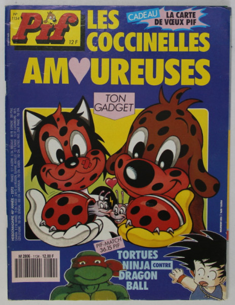 PIF , GADGET , no. 1134 , DEC. ,  1990 , LIPSA GADGET
