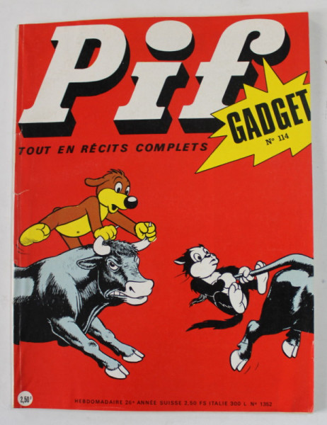 PIF , GADGET , No. 114 , AVRIL  , 1971 , LIPSA GADGET
