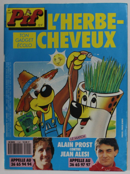 PIF , GADGET , no. 1149 , AVRIL 1991 , LIPSA GADGET