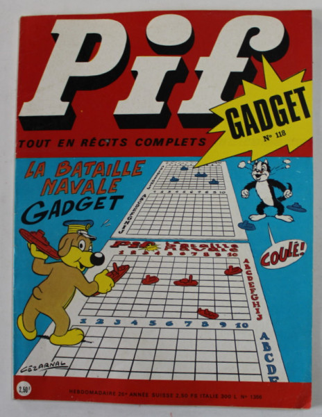 PIF , GADGET , No. 118 , MAI  , 1971 , LIPSA GADGET